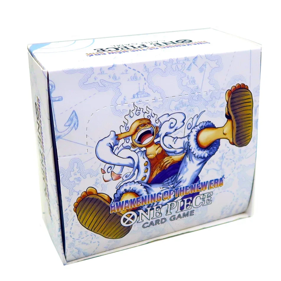 Tarjetas de una pieza de Anime, 300 unidades/caja, despertar en inglés de la nueva era, colección de juegos de cartas comerciales, juguetes de refuerzo de batalla, regalo para niños