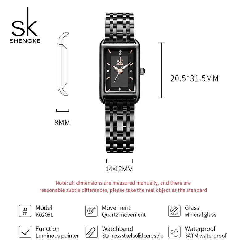 Shengke New Styles Ladies Watches Elegant Women Fashion Quartz Wristwatches Original Design Top Brand Woman\'s Clock Best Gifts