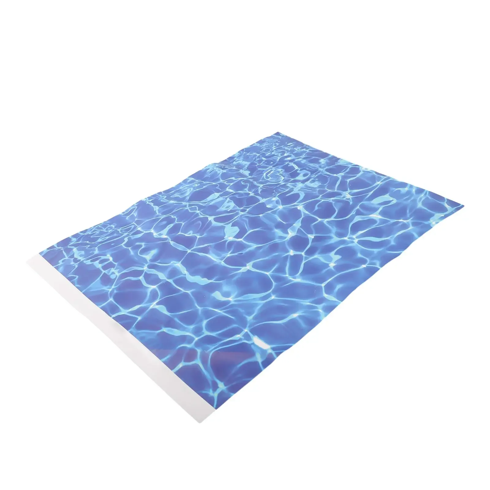 1 Stück Ripple Water Effect River Diorama Scenery, DIY Model Railway Layout, Simulation Water Pattern Paper, 28x21cm Size