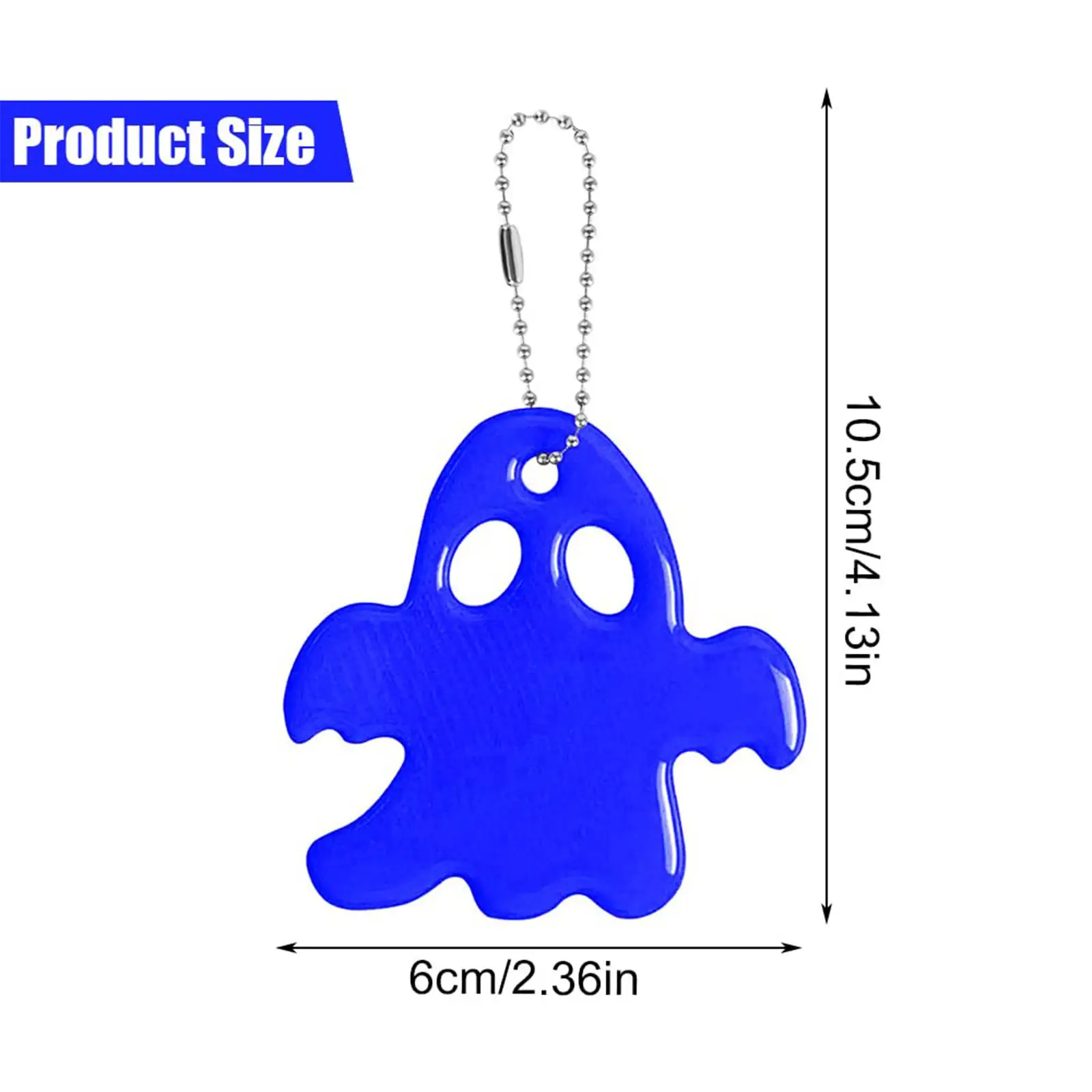 26Pcs Reflector Pendants Keychain Tags for Backpack Clothing Walking