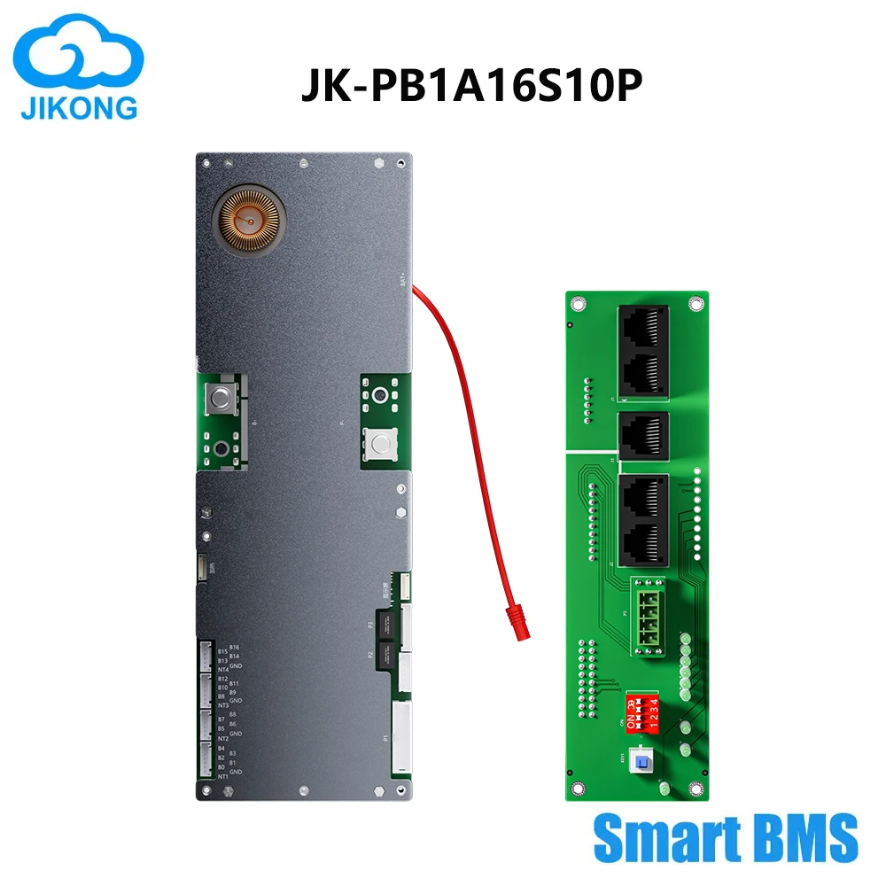 

JIKONG умный инвертор BMS JK-PB1A16S10P 24 В 48 В 8S-16S LiFePo4 литий-ионный LTO бытовой накопитель энергии активный балансир 1 А ток