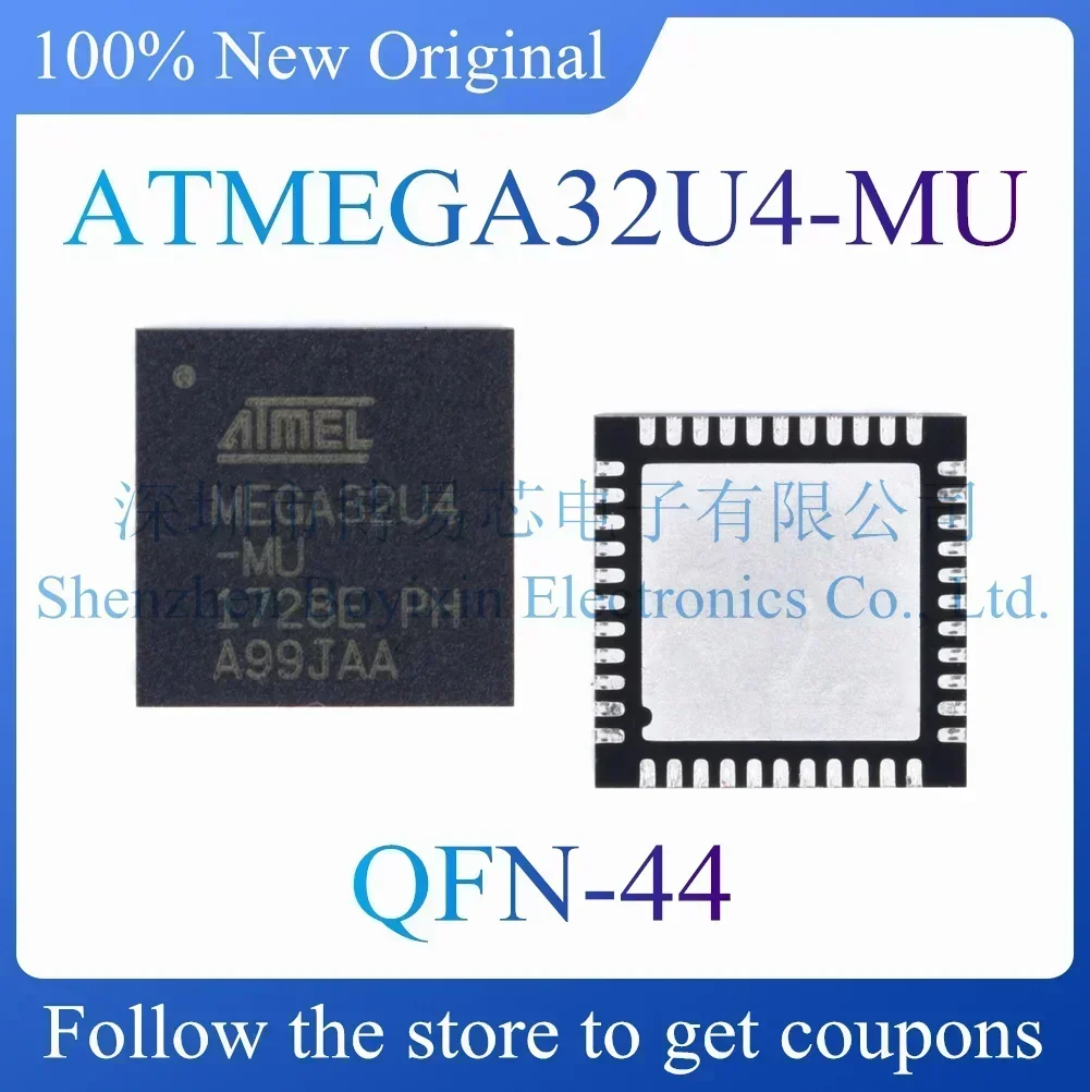 ATMEGA32U4-MU Test board