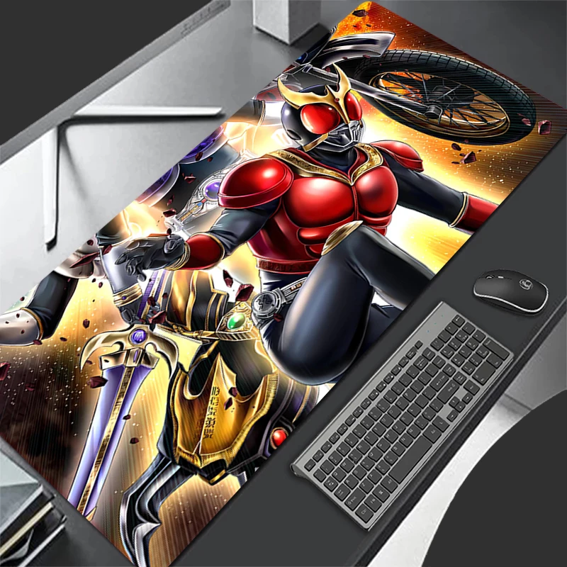 

Kamen Rider Kuuga Mouse Pad big Computer Office Game Table Mats Rubber Anti-slip Gaming Keyboard coaster Long Desk Pads Mousepad