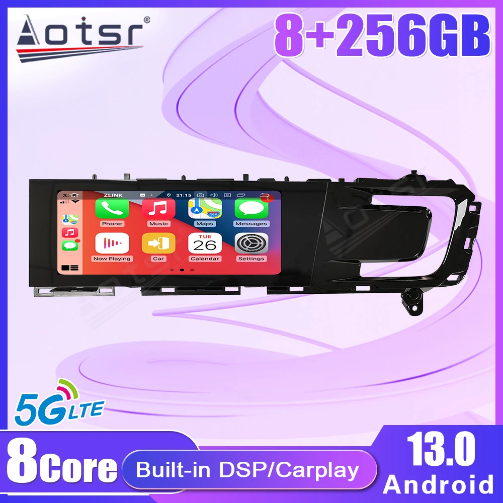 10.9“ Android 13 Carplay Screen For Porsche Panamera 2024 Co-pilot Auto Multimedia Stereo Radio Player Wireless GPS Navigation