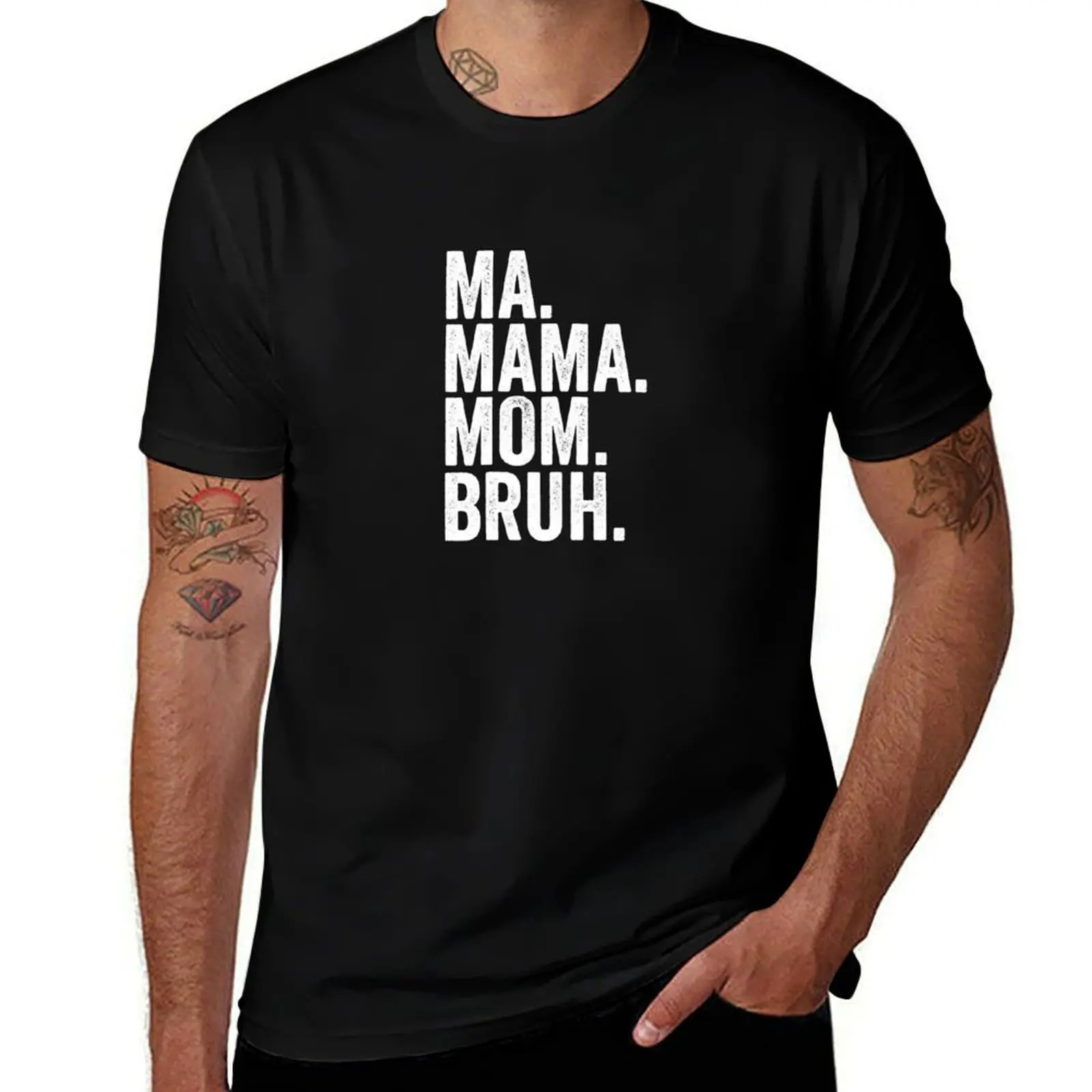 

Ma Mama Mom Bruh T-Shirt graphic shirts anime graphic tee shirt Luxury man mens white t shirts