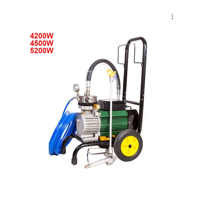 Imagem -06 - Pulverizador de Pintura sem ar Elétrico Máquina de Pulverização para Móveis Quintal Parede Suporte Profissional 4200w 4500w 5200w