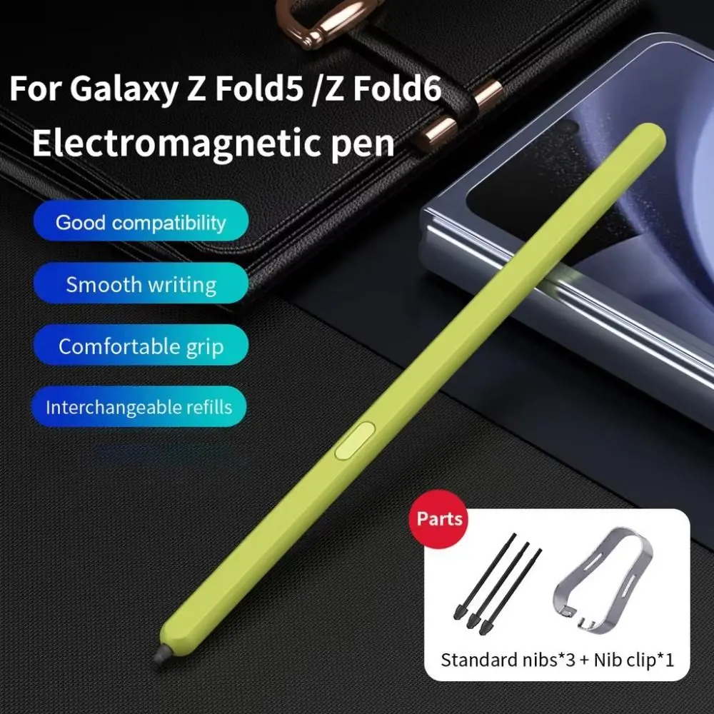 Fold Edition Stylus Pen Smooth with Nibs/Tips Mobile Phone Pencil Set No Bluetooth Detachable for Samsung Galaxy Z Fold 3/4/5/6