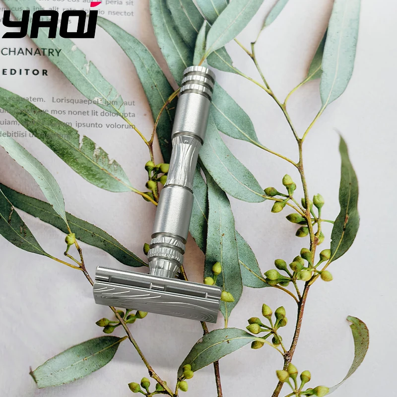 

2026 Yaqi New Arrival！Ghost Safety Razor 316 Stainless Steel Smooth Shaving Comfortable Experience Designed Razor