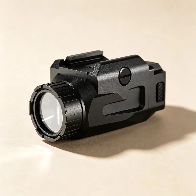 800LM Super Bright LED Hand Torch Flashlight USB Rechargeable Lamp 20MM Picatinny Rail Quick‑Detach Stand