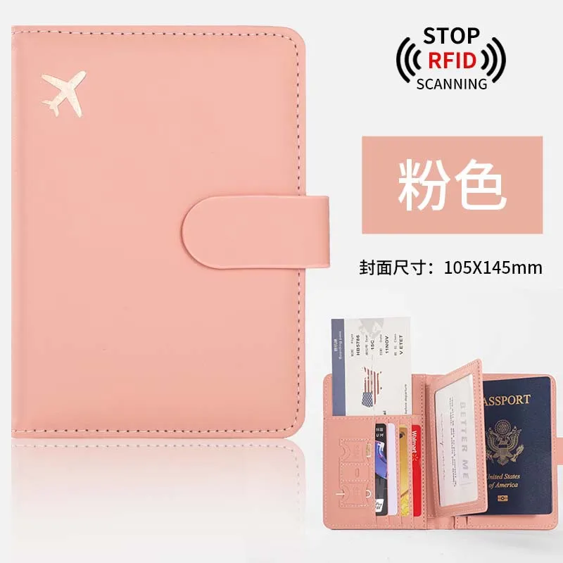 Fashion Passport Cover Customize Name on Passeport Personnalisé Gold Name Case for Passports Multi Functional Travel Wallet