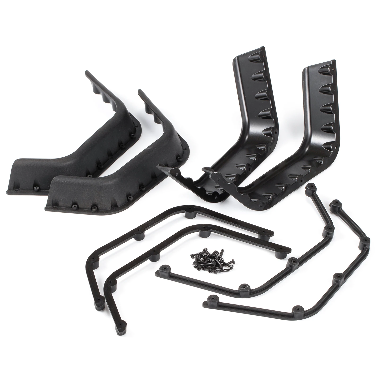 RC Crawler decorate Plastic Wide Fender Flares Set for 1/10 RC Crawler Gelande II Defender D90 D110 RC4WD Body