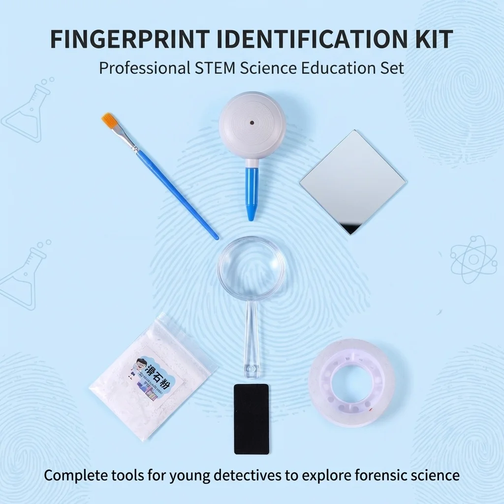Fingerprint Collection Authentication Science Experiment DIY