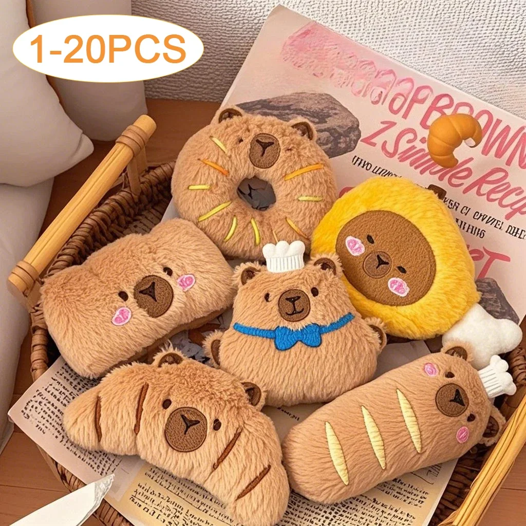 

Creative Food Dolphin Pendant Cartoon Doll Pendant Bag Automobile Plush Doll Bread Capybara Decoration Accessories Festival Gift