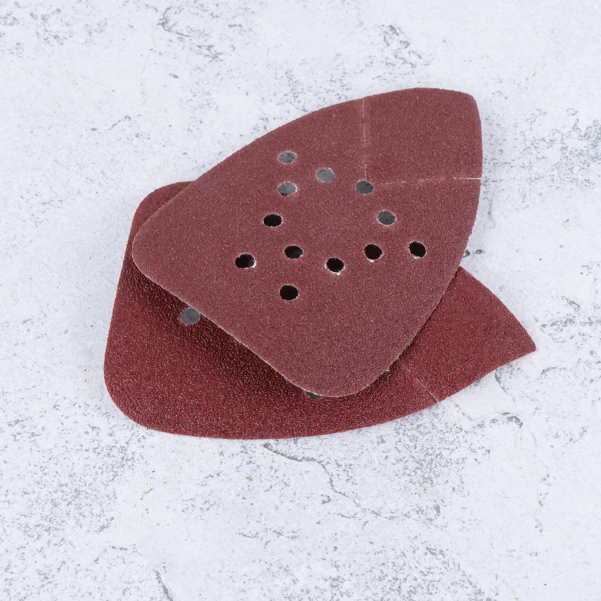 

20Pcs Triangle Sanding Discs 12-Hole Aluminum Oxide Abrasive Paper Pads Polishing Grinding for Wood Metal Plastic