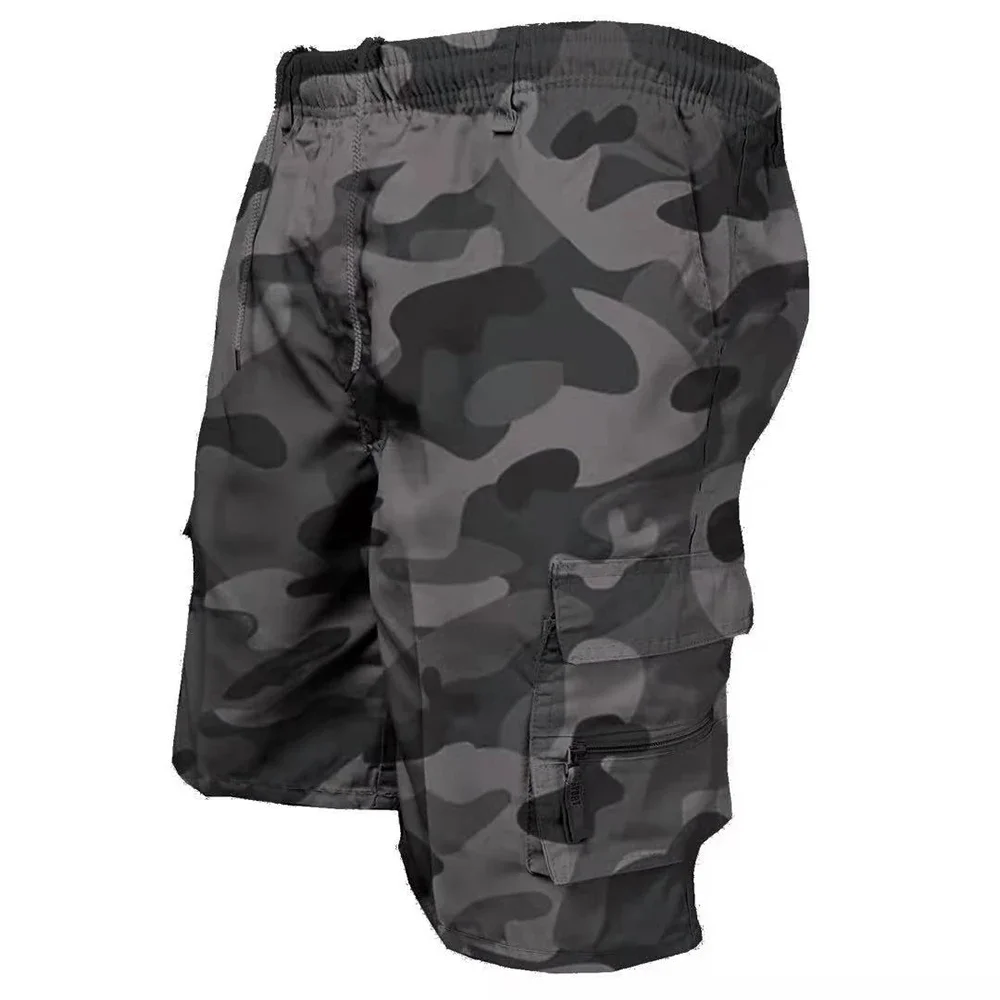 Men\'s Cargo Shorts Big Pocket Short trousers summer Male Camouflage Shorts Fashion Casual Sport Slacks Cargo jogging Short Pants