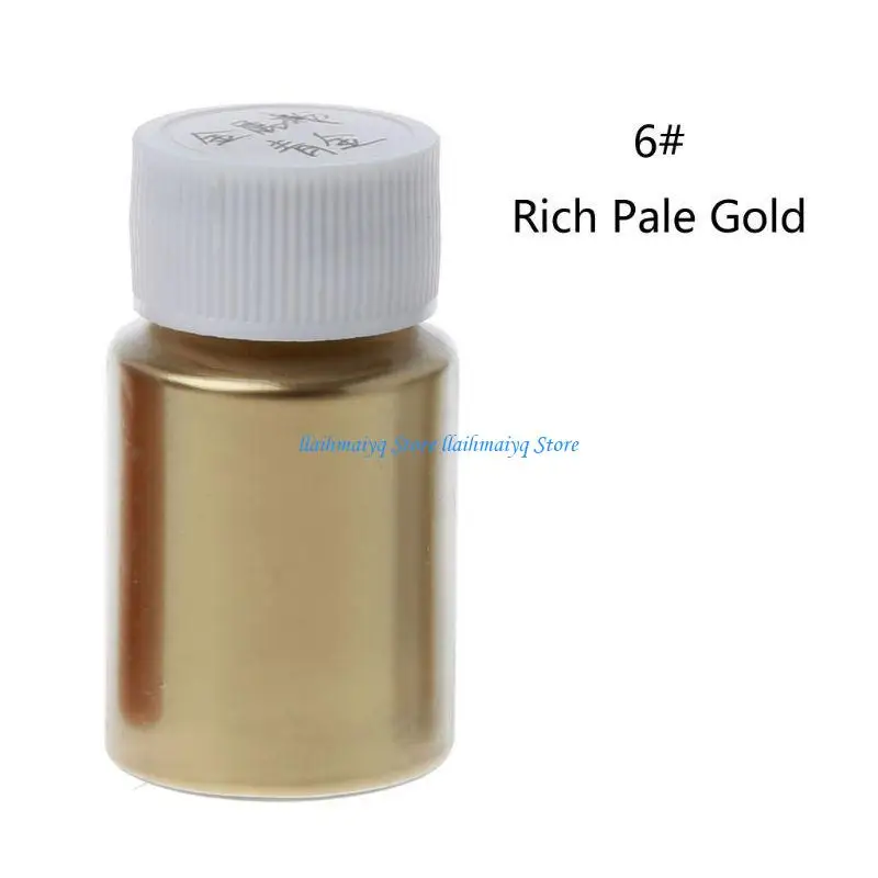 573B Mica Powder Epoxy Resin Dyes Natural Fine Powder Pigments Suitable for Resin Mold Diy Resin Color  Clay and Craft