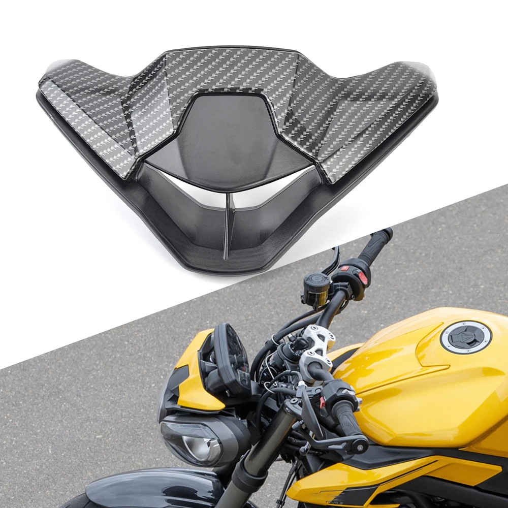 

765R 765RS мини-обтекатель, крышка панели мотоцикла, верхняя фара, ветрозащитный экран для Triumph Street Triple 765 R RS 2023 2024 2025