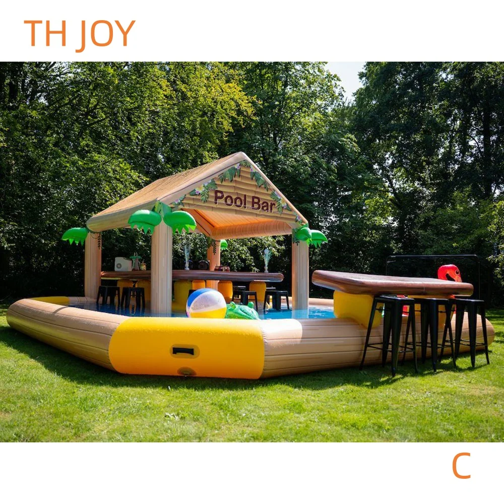 Przez morze, na łodzi, do domu, komercyjny, nadmuchiwany bar nocny, bar wodny, bar basenowy na imprezę