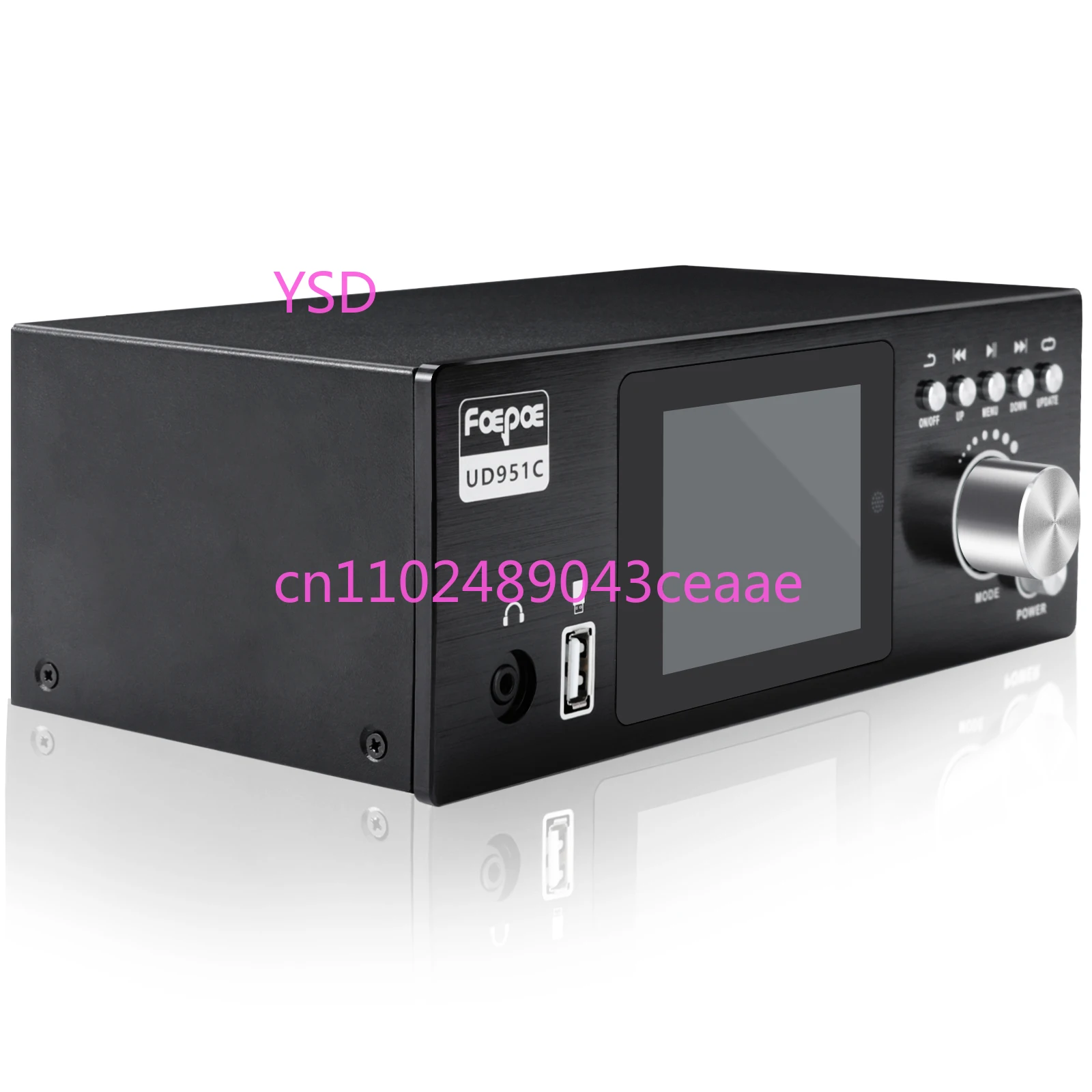 

UD951C DSD Audio Decoder (Black Standard Version/5.8G Version with 5.8G Receiver), Supporting DTS Dolby 5.1