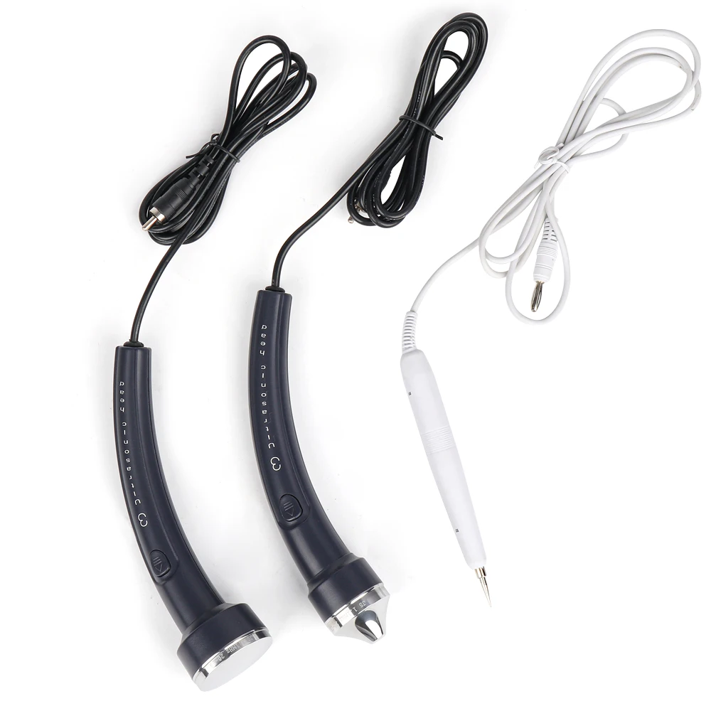 3-in-1 echografiemachine Ultrasone gezichtsmassager Anti-aging Molverwijdering Huid Diepe reiniging Schoonheidsapparaat