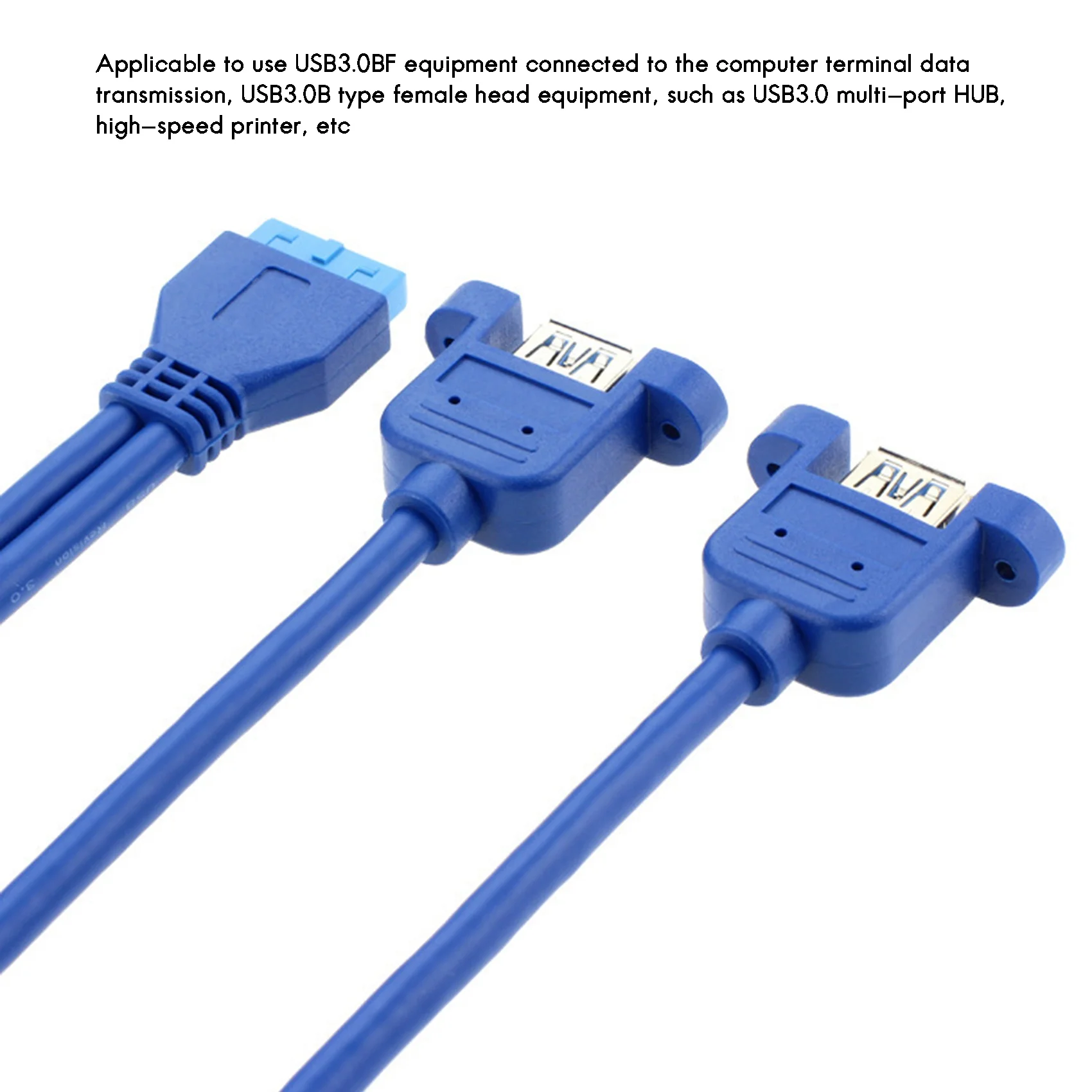 섀시 후면 베젤 케이블, 20 핀-USB3.0, 1 포인트 2 듀얼 USB3.0-마더보드, 20 핀-익스텐션 케이블, 이어 포함