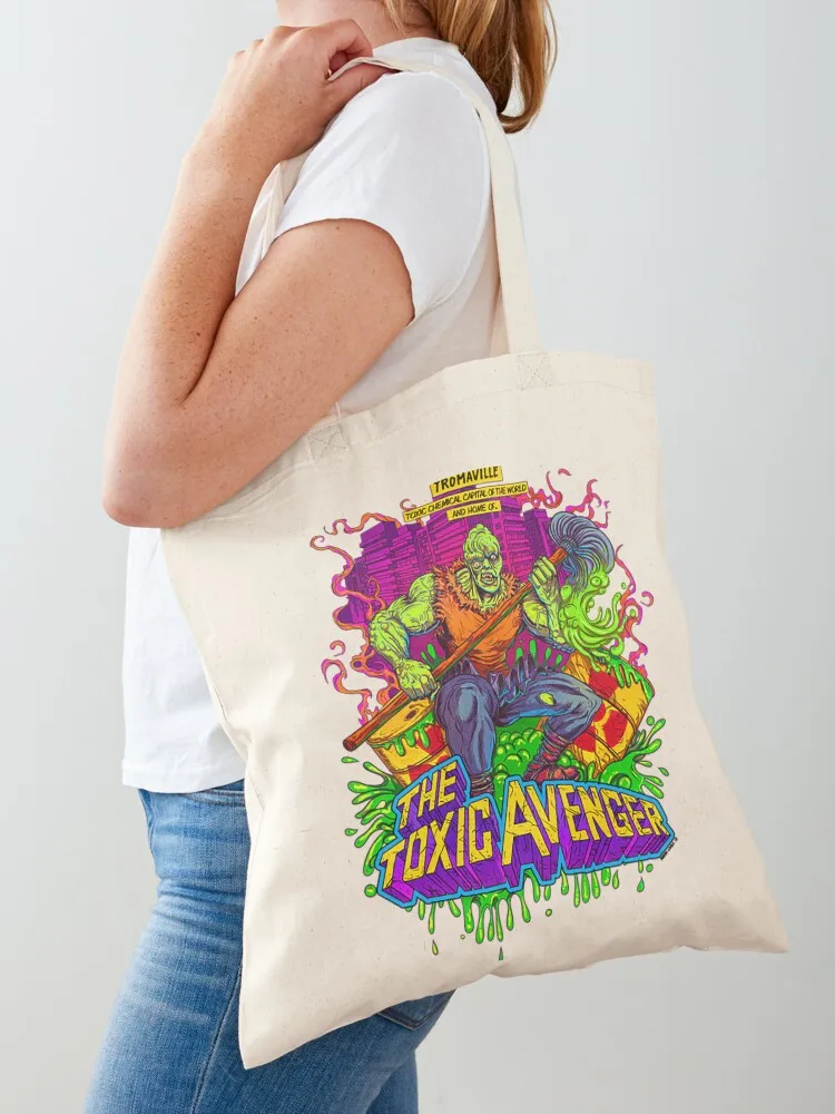 

The Toxic Avenger T-Shirt Tote Bag shopping cart bags Beach bag reusable shopping bag