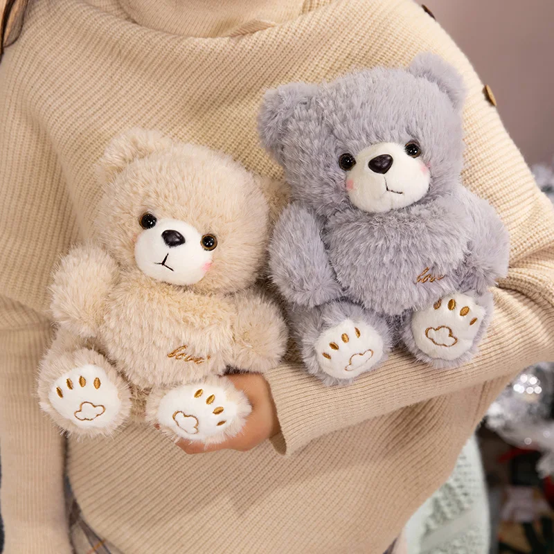 20 cm Kawaii haute qualité dessin animé ours en peluche modèle chat mignon câlin amour ours en peluche jouet décoration de la maison cadeau pour garçons et filles