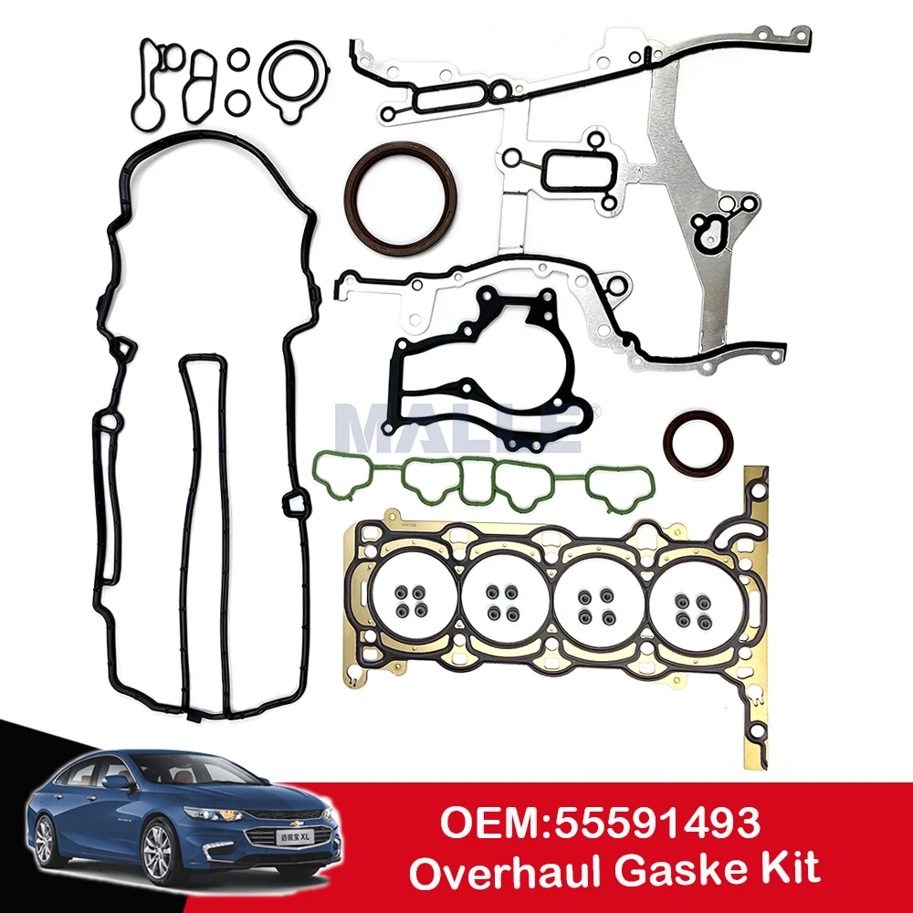 

For GM Buick Encore 1.4T LUJ 2013 Chevrolet Opel 1.4 Engine Complete Overhaul Rebuilding Gasket Kit 55591493 Car Accessories