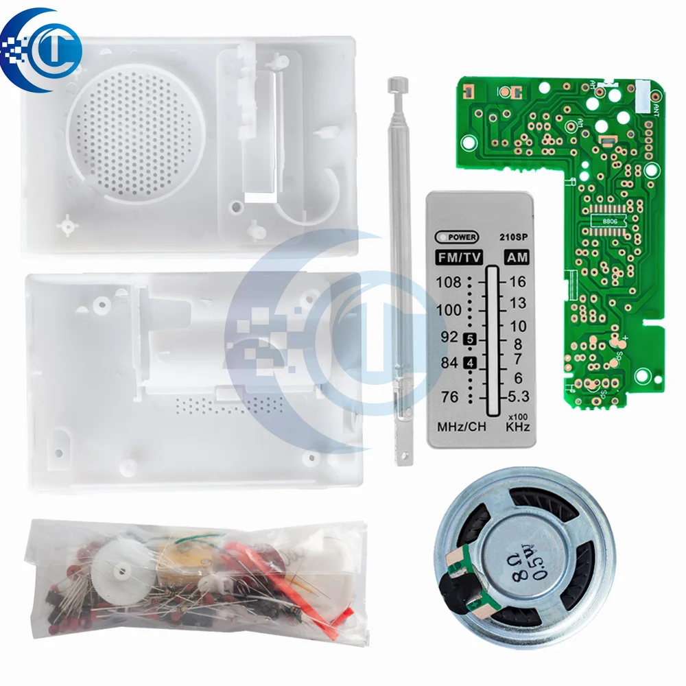 CF210SP Ricevitore radio AM/FM IC Kit fai da te - Modulo di apprendimento elettronico compatibile con Arduino