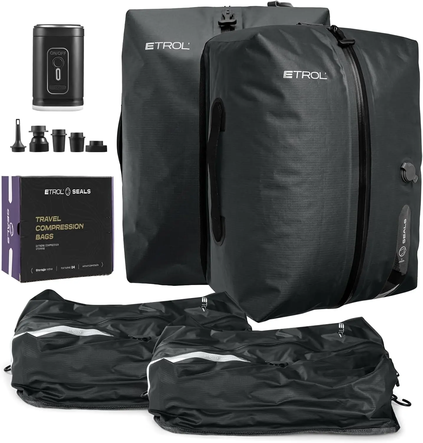 

Вакуумный пакет из ТПУ для путешествий, многоразовый компрессионный мешок из нейлона 70D с водонепроницаемой молнией IP67