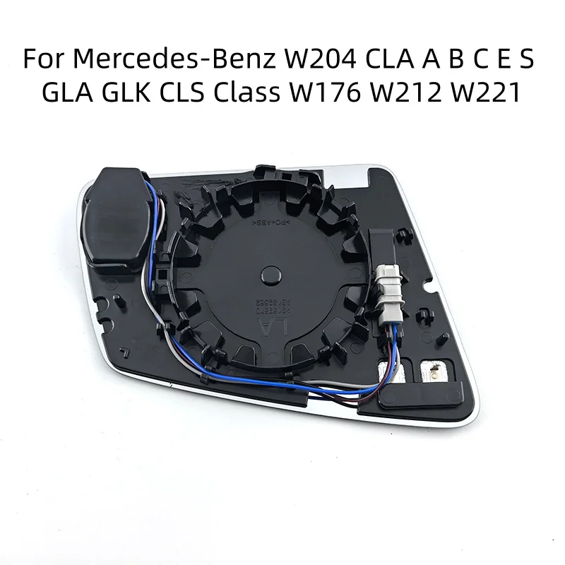 For Mercedes-Benz W204 CLA A B C E S GLA GLK CLS Class W176 W212 W221 Car Left/Right Heated Blind Spot Rear Mirror Glass