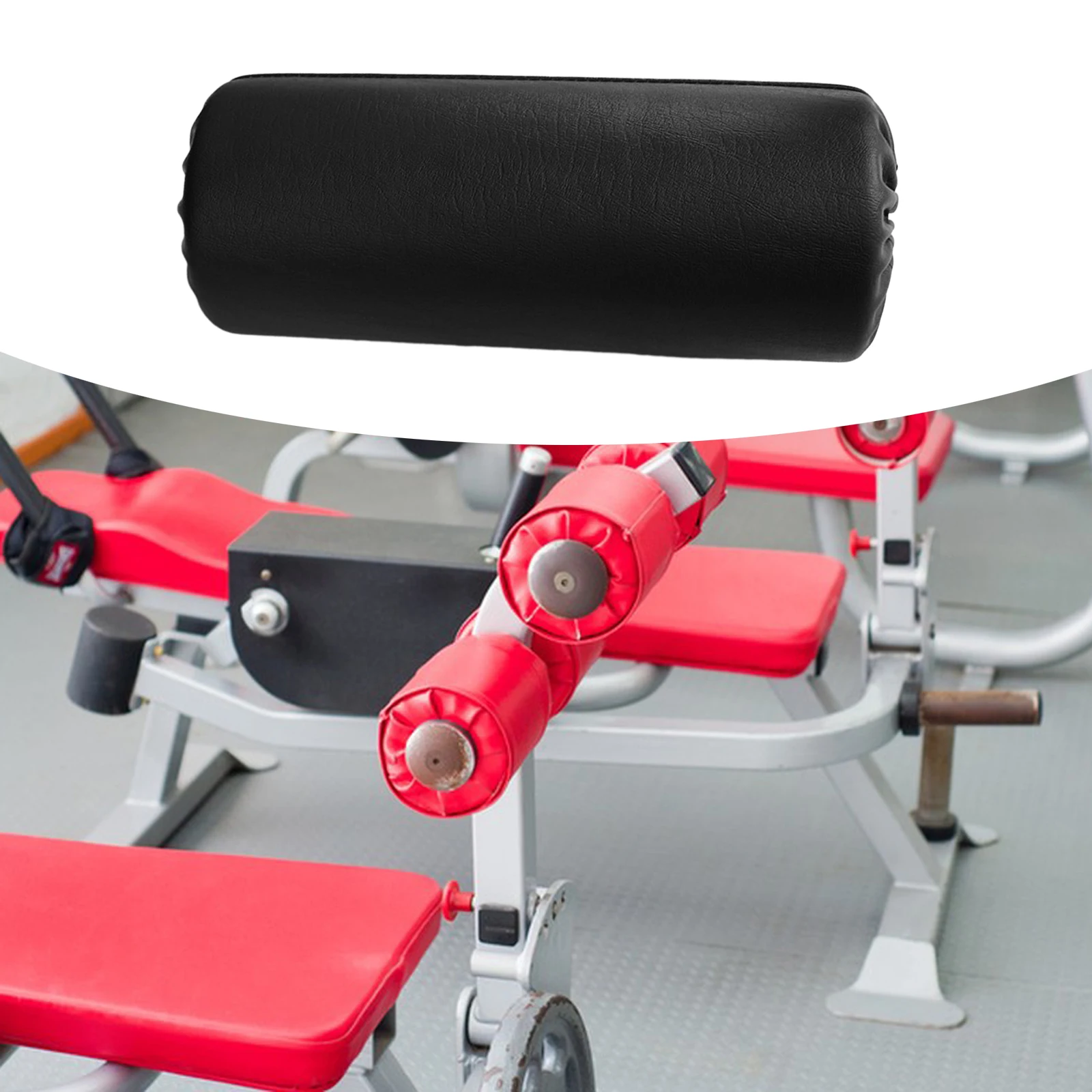 PU Leather Foam Foot Pad Sponge Roller Roller Support Workout Exercise Equipment for Home Gym Fitness Exercise Machines