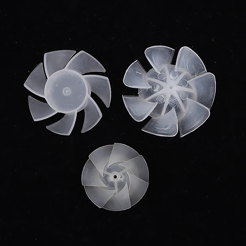 1 Pc 7 Blades Plastic Fan Blade Outside Diameter 35mm/42mm/50mm/65mm Plastic Cooling Fan Blade For Hair Dryer