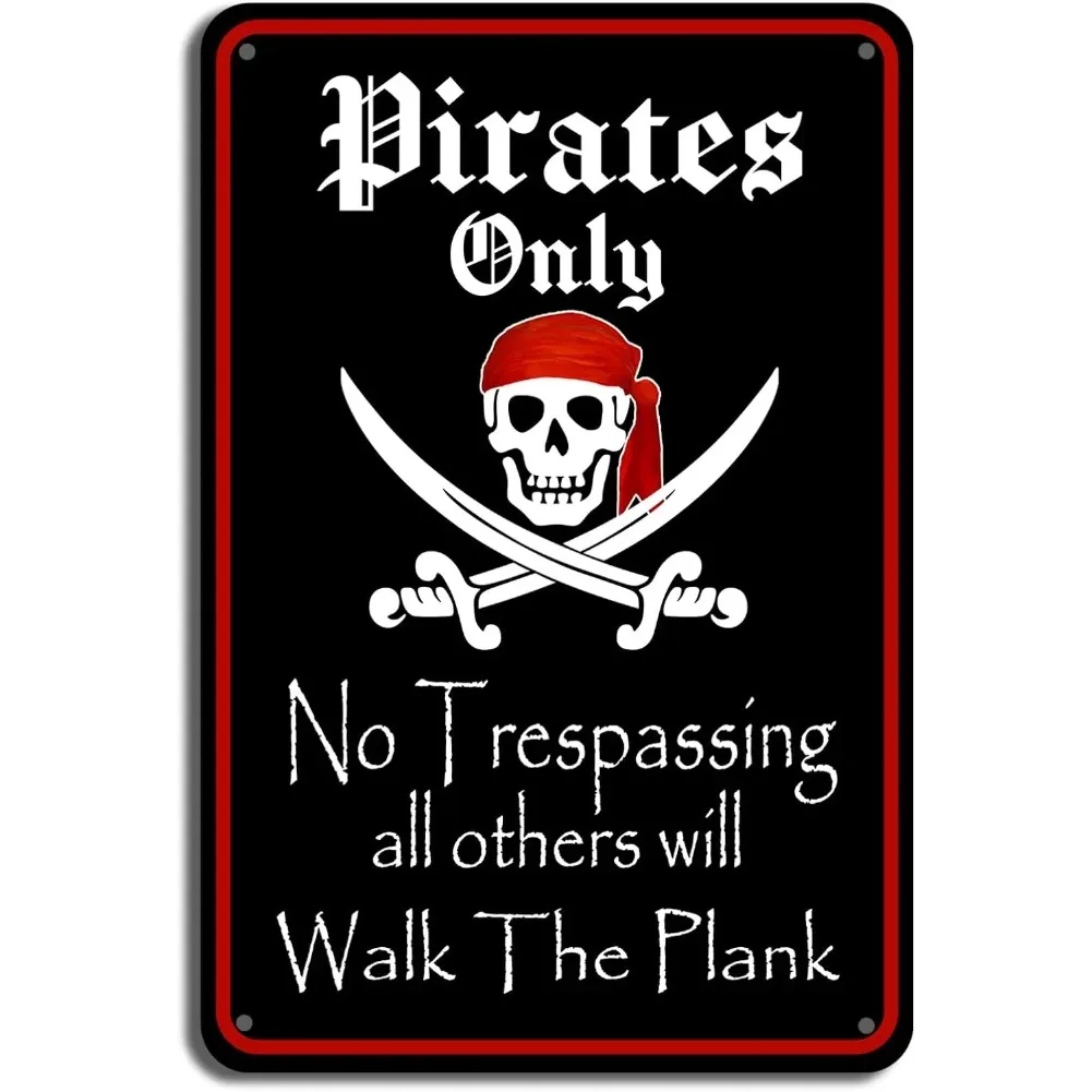 1W,Pirate Theme Tin…