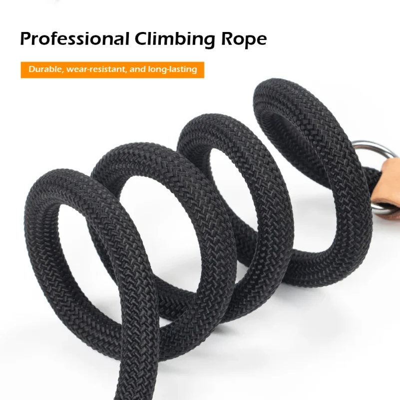 Dog Leash Dog Harnesses Multifunctional Adjustable Nylon 2-in-1 Hands Free Walking Rope for Large Dogs