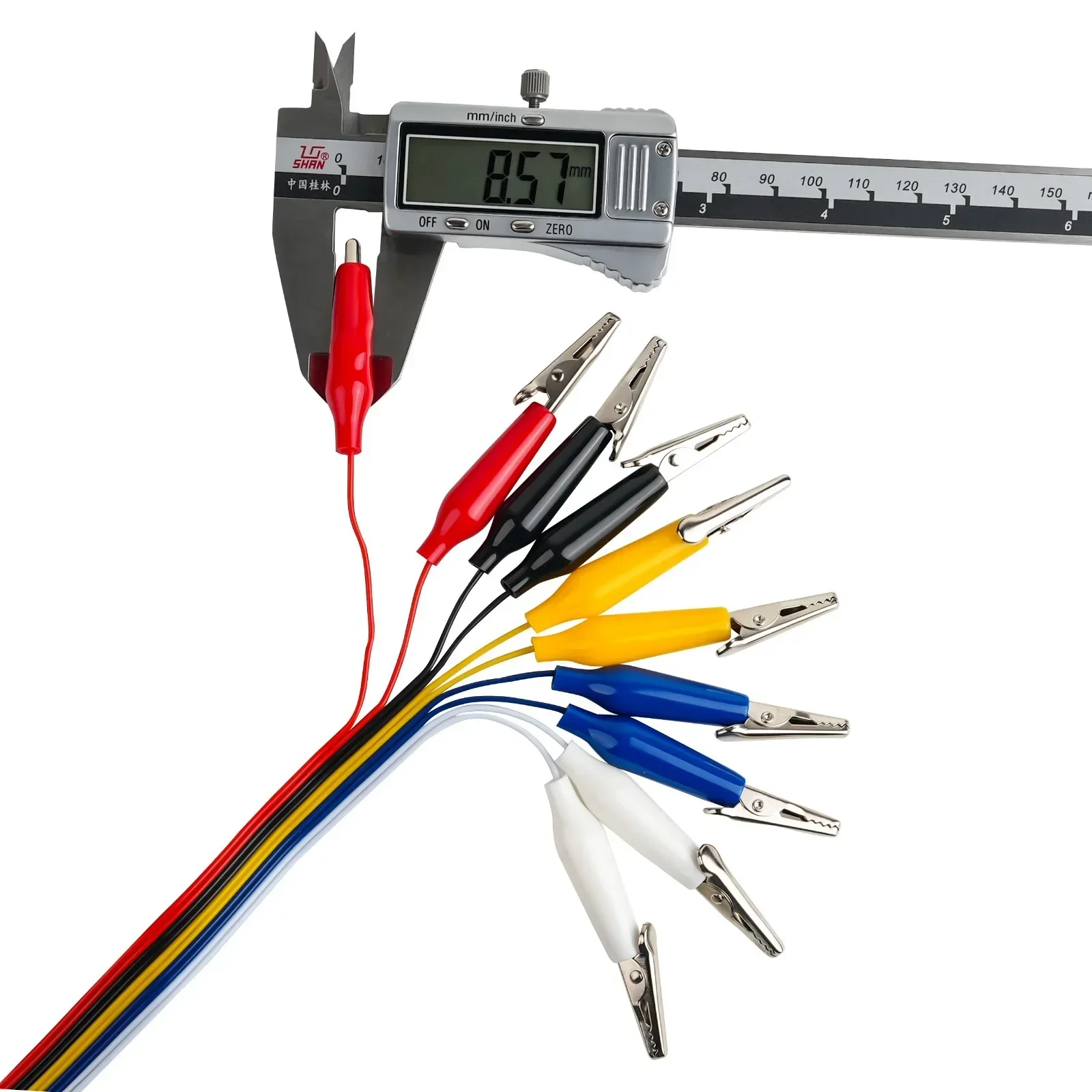 Alligator Clip to Breadboard Jumper Wire Dupont Cable 20cm Male Female for Arduino microbit