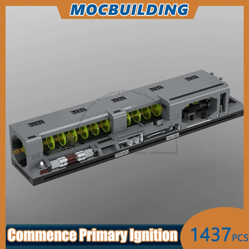 

Commence Primary Ignition Laser Tunnel Ignition Diorama MOC Building Blocks DIY Assemble Bricks Collection Toys Gifts 1437PCS
