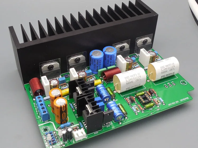 

LM3886 parallel 100W high-power home computer Bluetooth HIFI fever power amplifier Class A pre-power supply