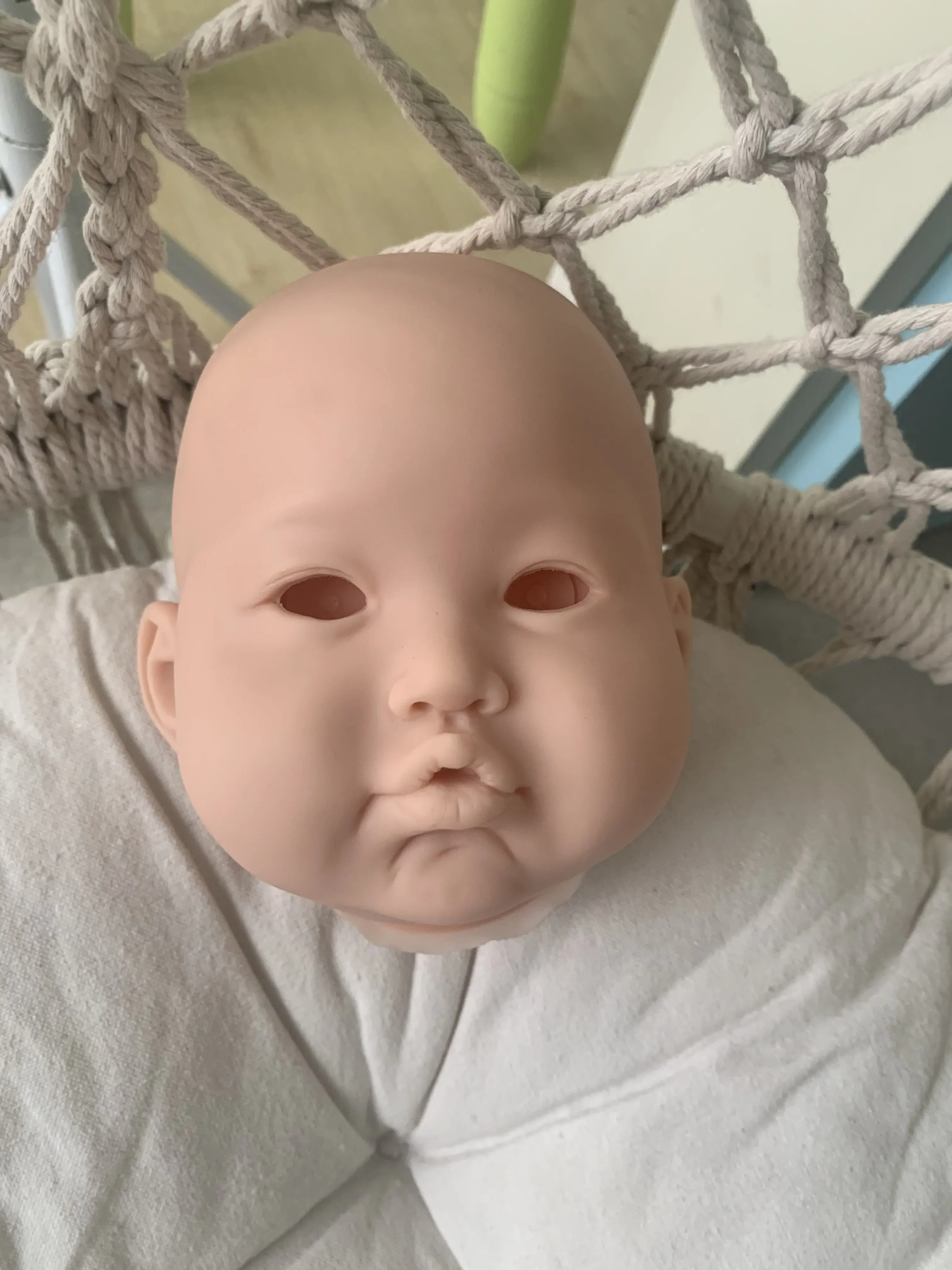 22Inch Reborn Doll Kit Lea Unfinished Doll Parts Diy Toy Blank Kit Fresh Color
