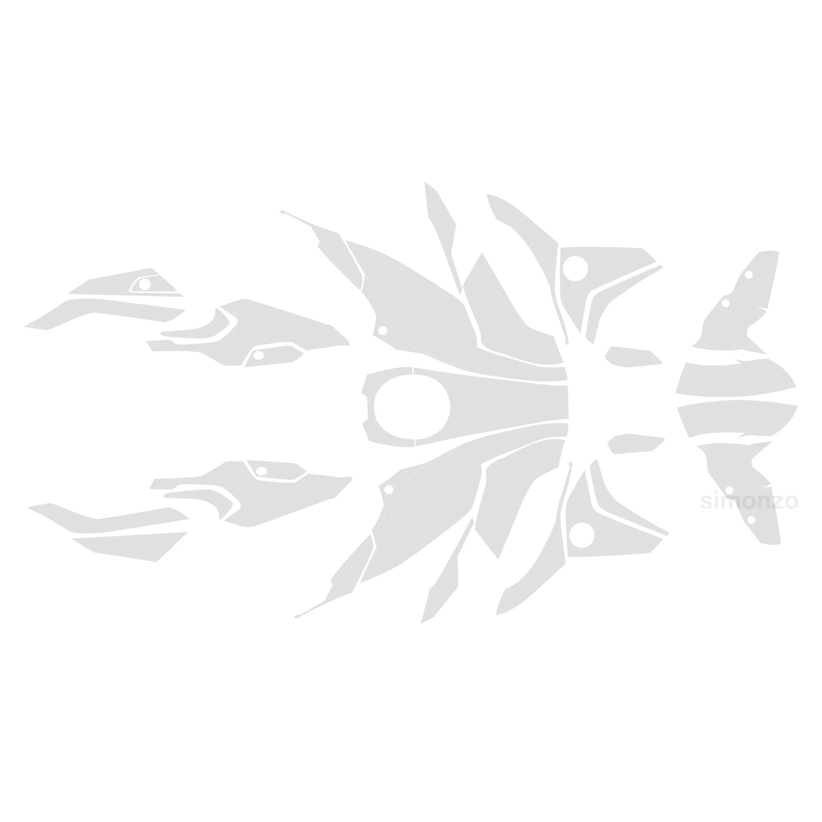 For BMW F900R 2020-2025PPF TPU Protective Film Full Body Paint Protection Scratch Resistant Kit f900r 2025 F900R 2024 fr900 2020