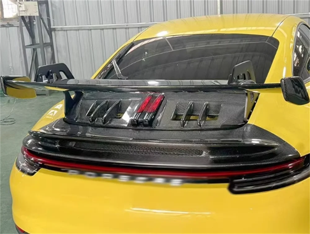 

Automotive Component Carbon Fiber GT3 Style Rear Wing Spoiler for Porsche 911 992 GT3 Style Resin Primer Carbon Fiber GT Spoiler