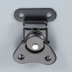 2 Sets Spring Loaded Butterfly Twist Latch and Keeper Metal Toggle Clamp Hasp Box Chest Closure w/Screws for Flight Case 50*38mm