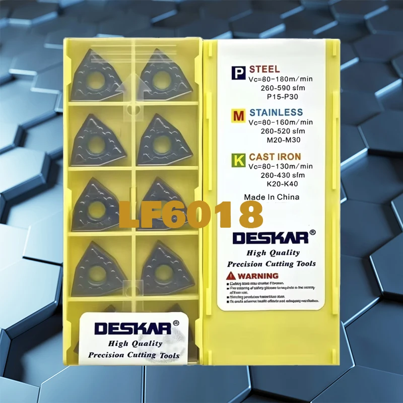 

WNMG080404-JMS WNMG080408-JMS LF6118 LF6018 LF6018S DESKAR Carbide Inserts CNC Lathe Turning Tool For processing stainless steel
