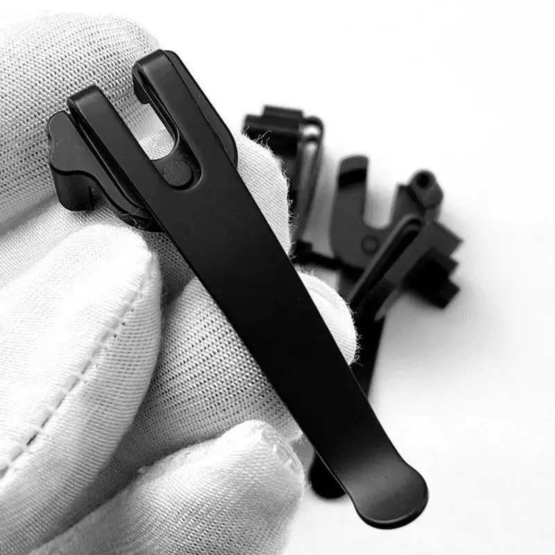 Pocket Knife Folding Knife Back Clip Steel Deep Carry Pocket Waist Clamp Replacement for 91mm Swiss Army Repair Tool Accessories