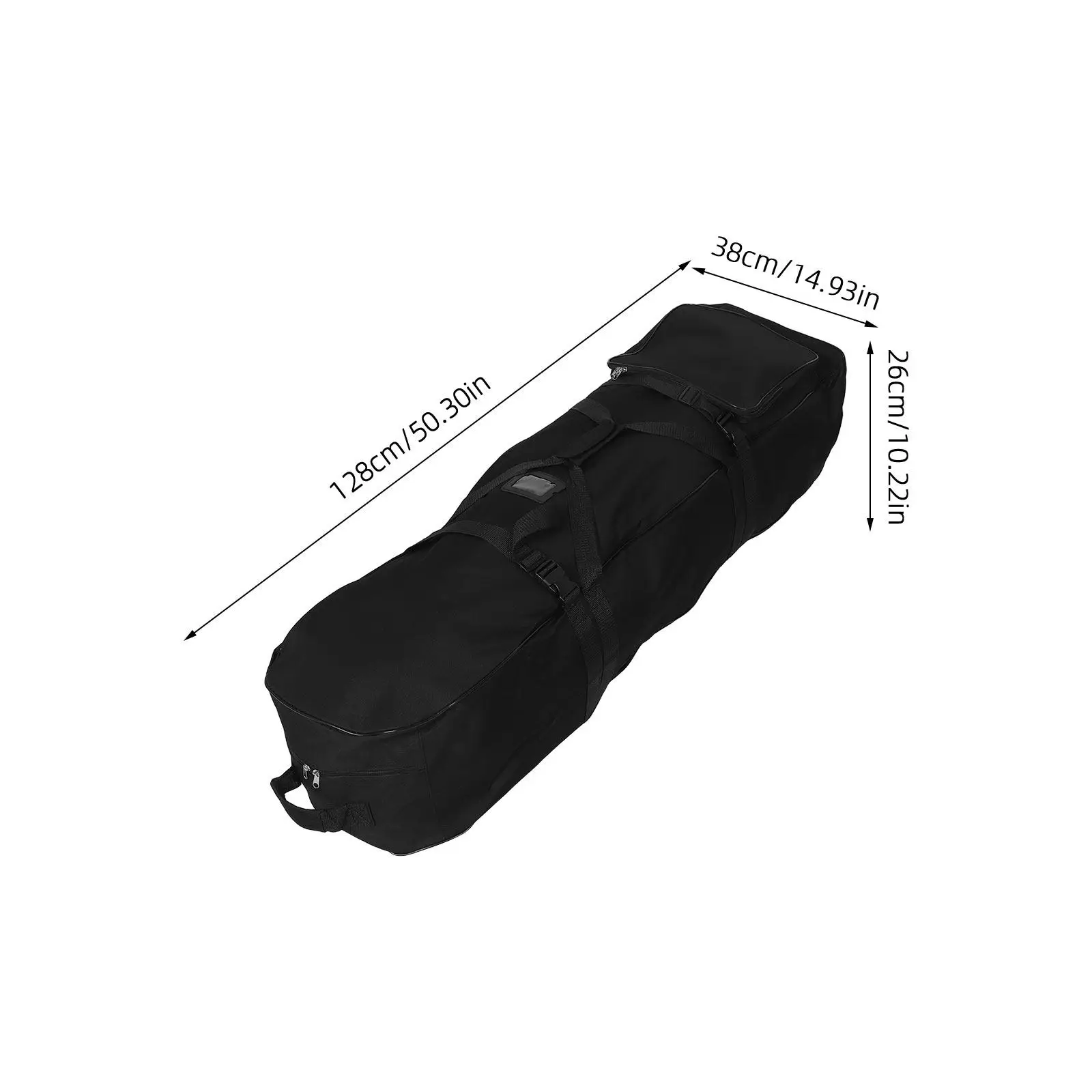 Waterproof Golf Travel Bag Airline Approved Oxford Cloth Rain Cover Club Pouch with Wheels Golf Bag Protector for Airplane