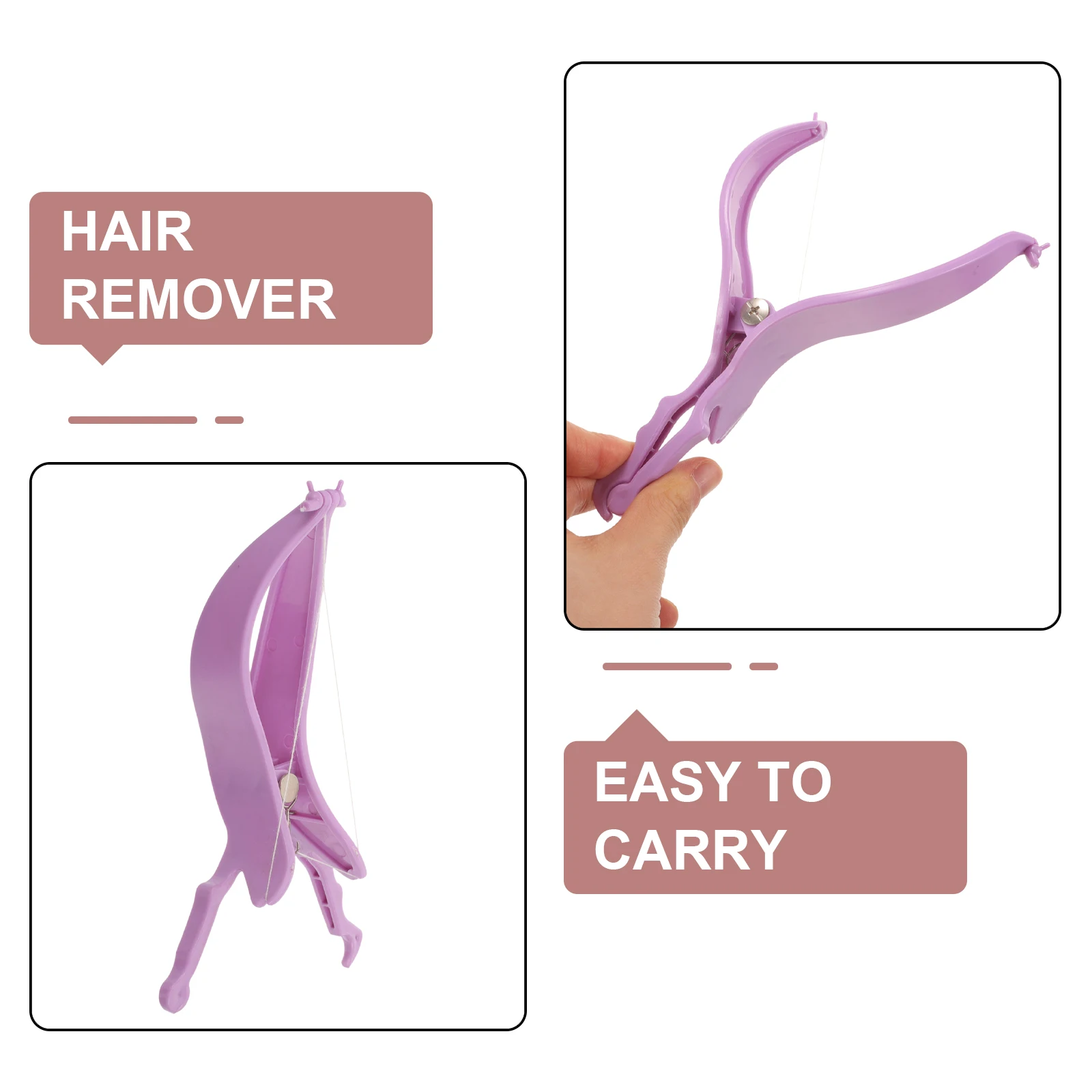 

Facial Hair Remover Epilator Cotton Thread Women Face Threading Tool Non Travel Portable Lip Chin Hair Removal