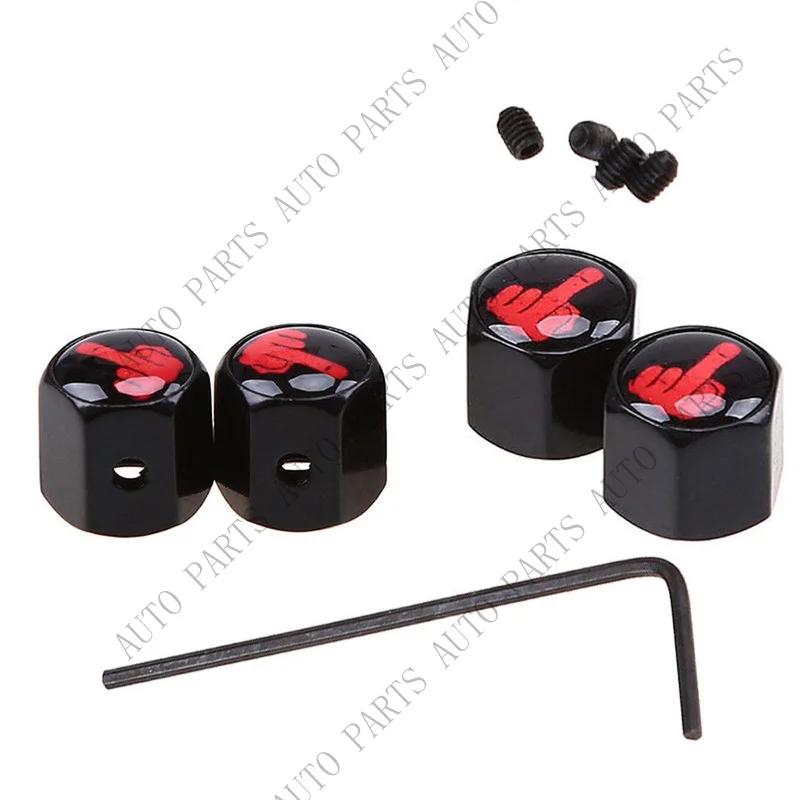 A+ for Anti-theft Car Wheel Tire Air Pressure Valve Stems Caps Dust Cover Accessories