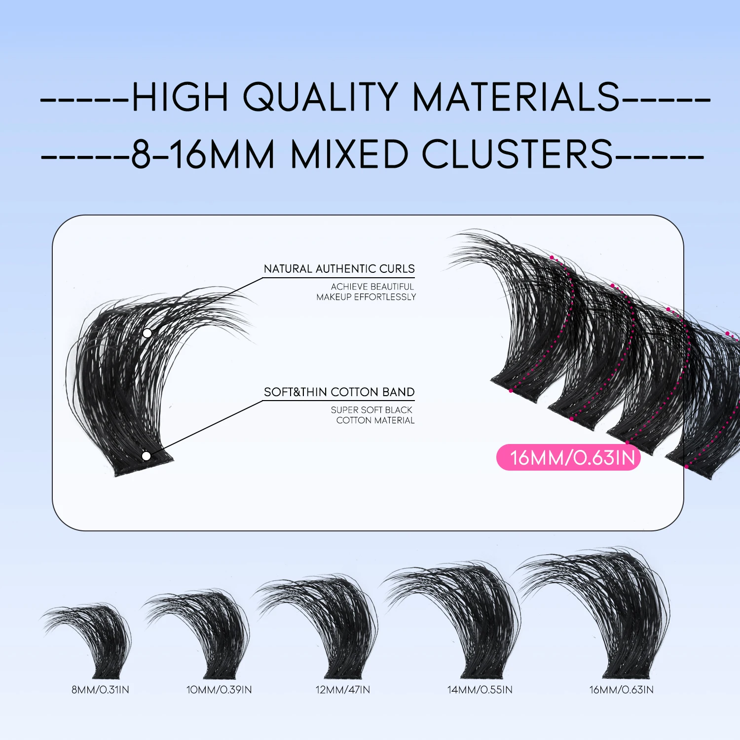 Fluffy Cluster Lashes 4