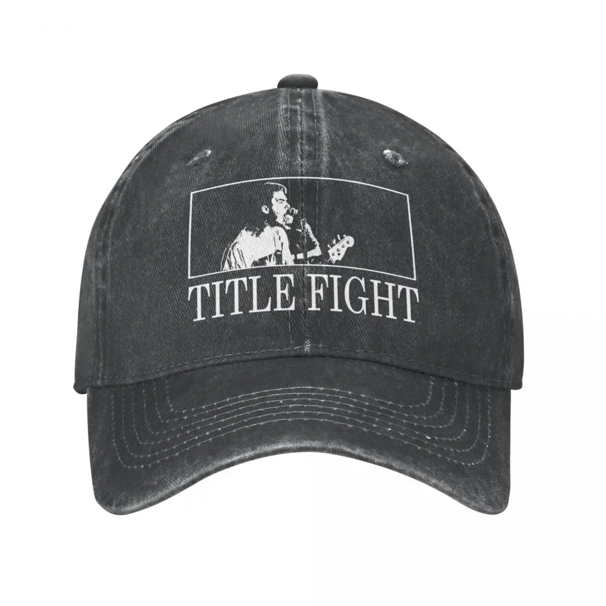 Baseball Caps Title Fight Rock Band Stuff Unisex Style Casual Distressed Denim Pop Punk Sun Cap