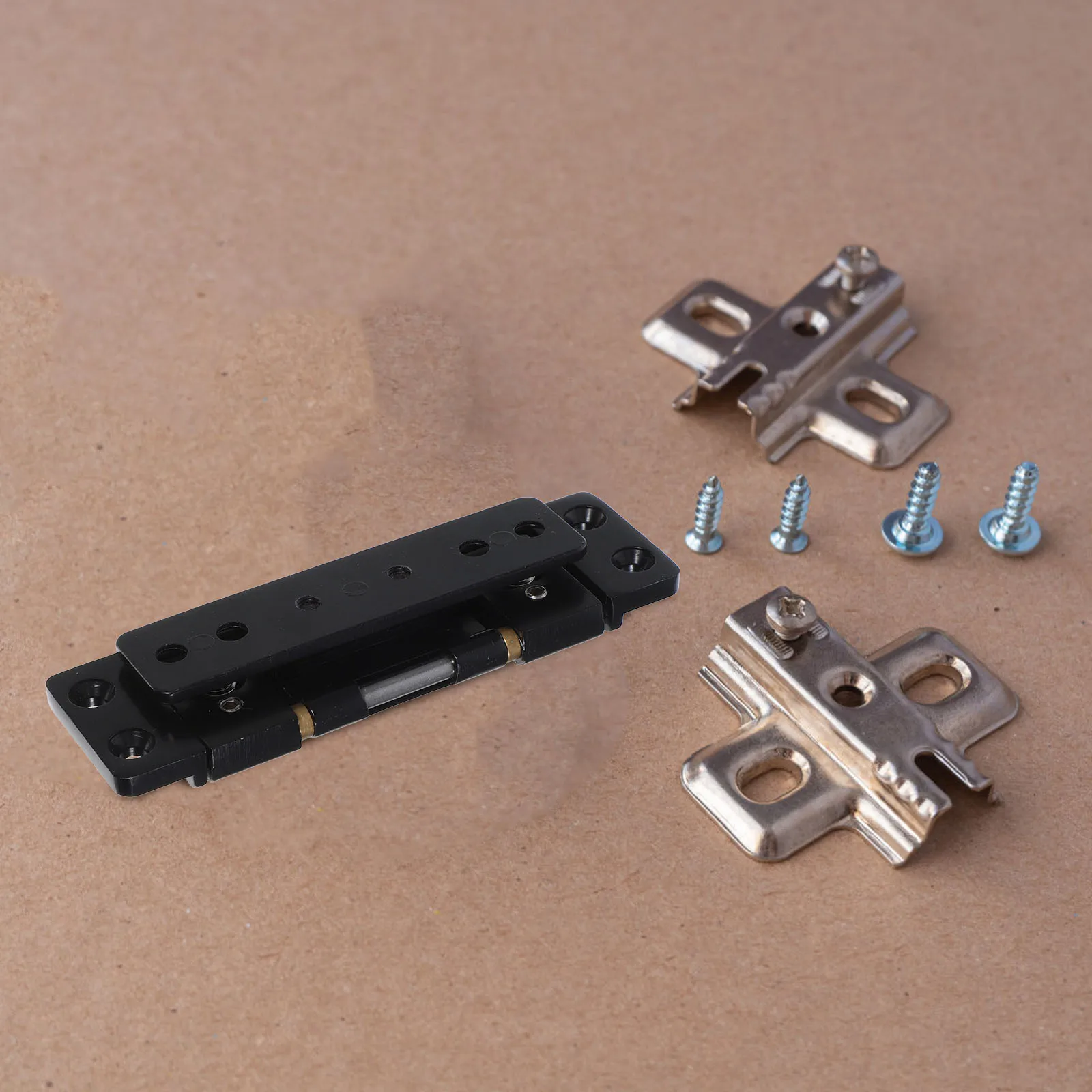 

1 set 1 Set Hidden Door Hinges Small Metal Hinge For Cabinet Wooden Screen Door Replacement Hardware Supplies Invisible Hinge